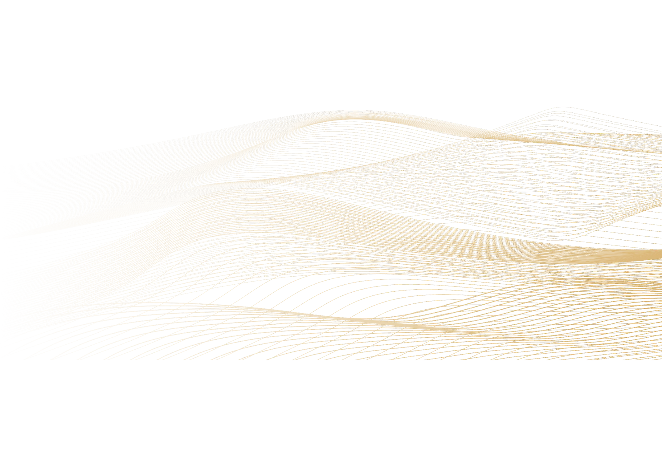 Original gold contour-line illustration of desert dunes