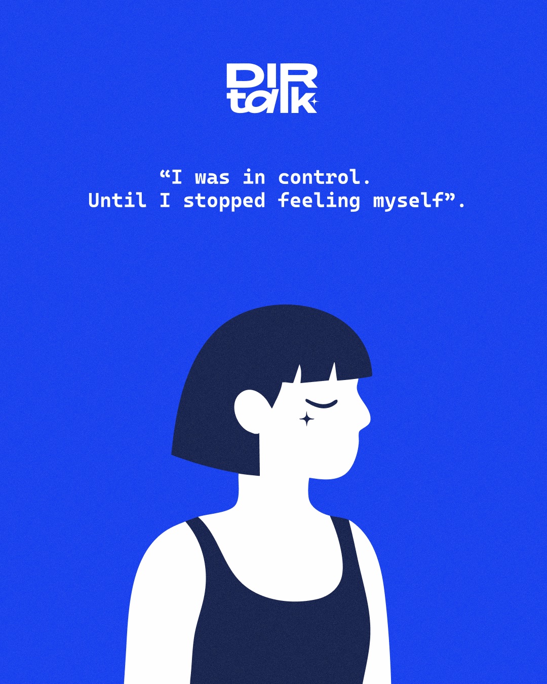 DIRTALK character post — I was in control, until I stopped feeling myself