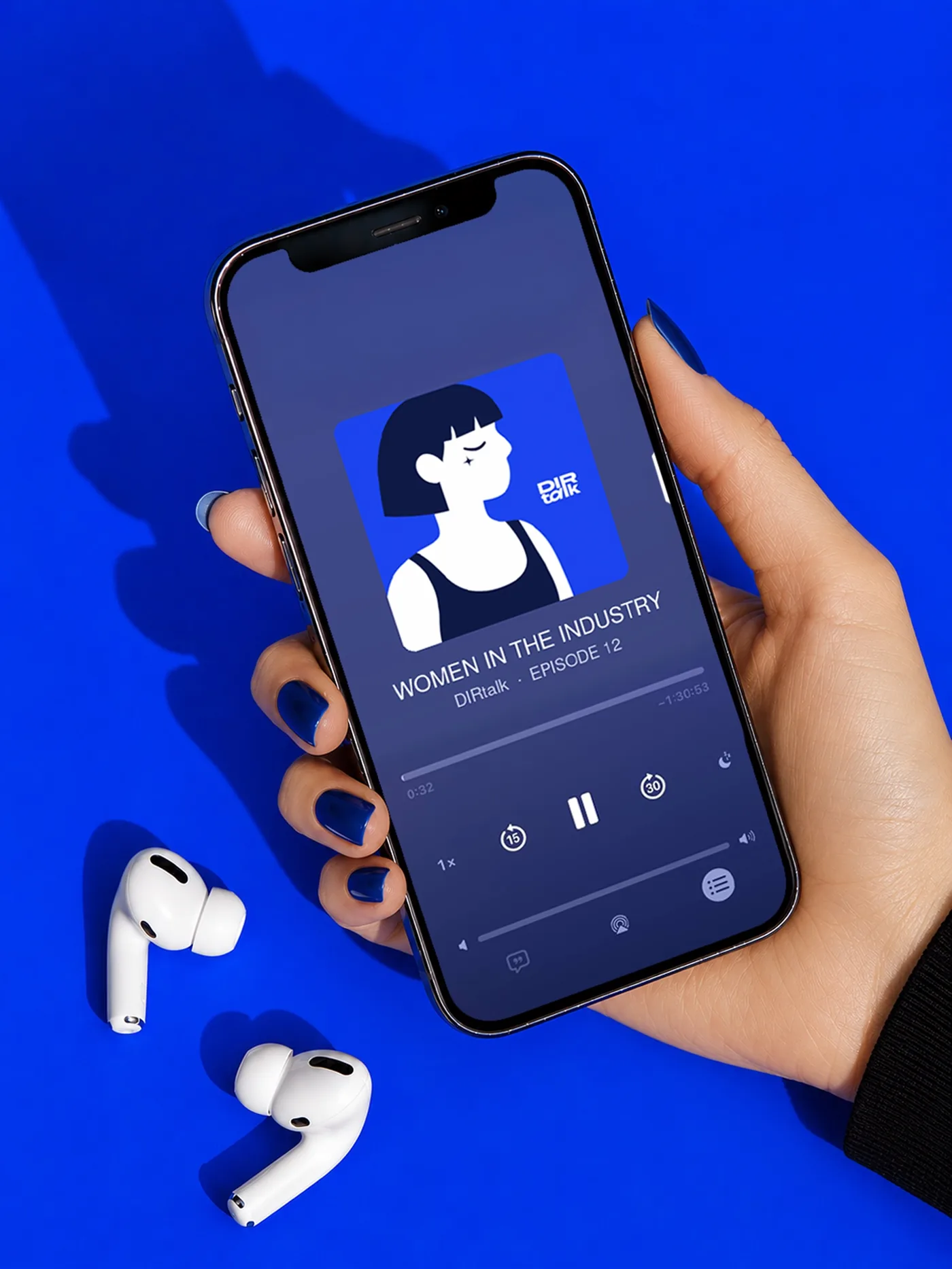 DIRTALK podcast brand — player cover