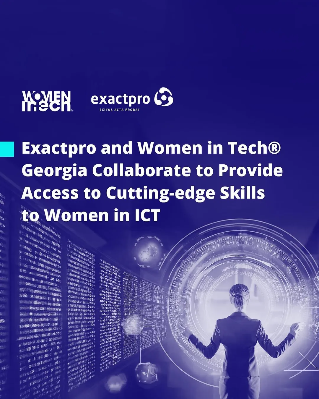 Announcement of the Exactpro and Women in Tech Georgia collaboration