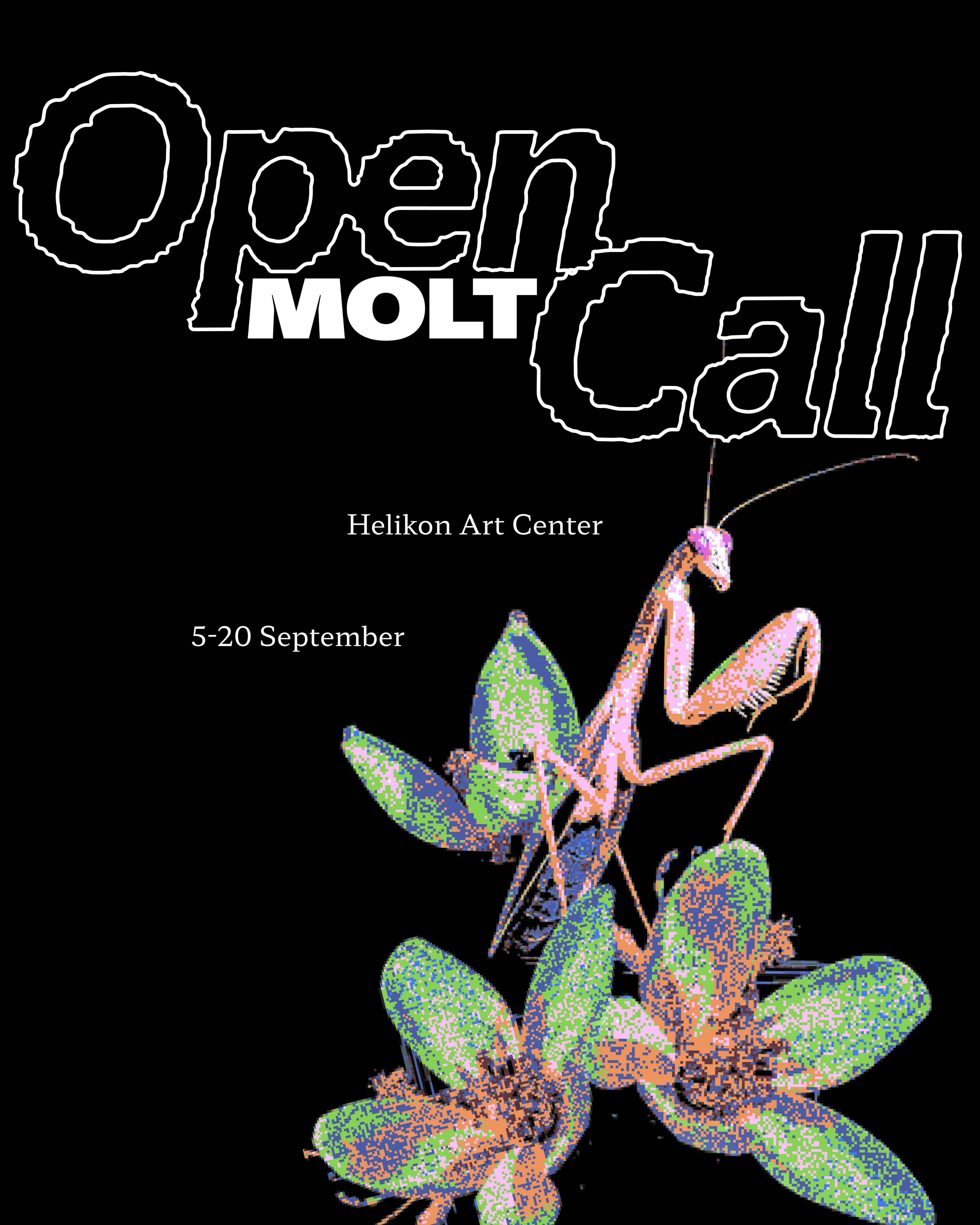 Open Call MOLT — Helikon Art Center poster