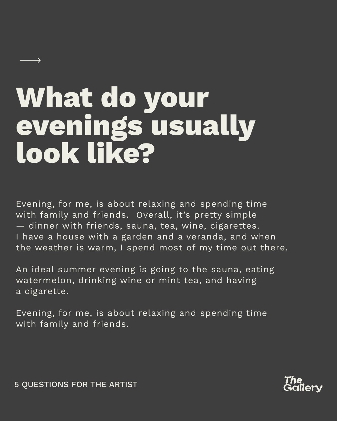 Polina Orlova — Evenings