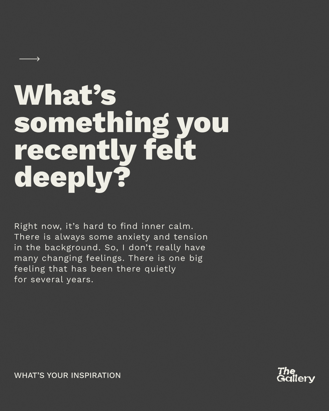 Polina Orlova — Recently felt deeply
