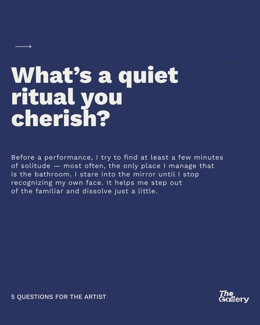 Tasia K — Quiet ritual