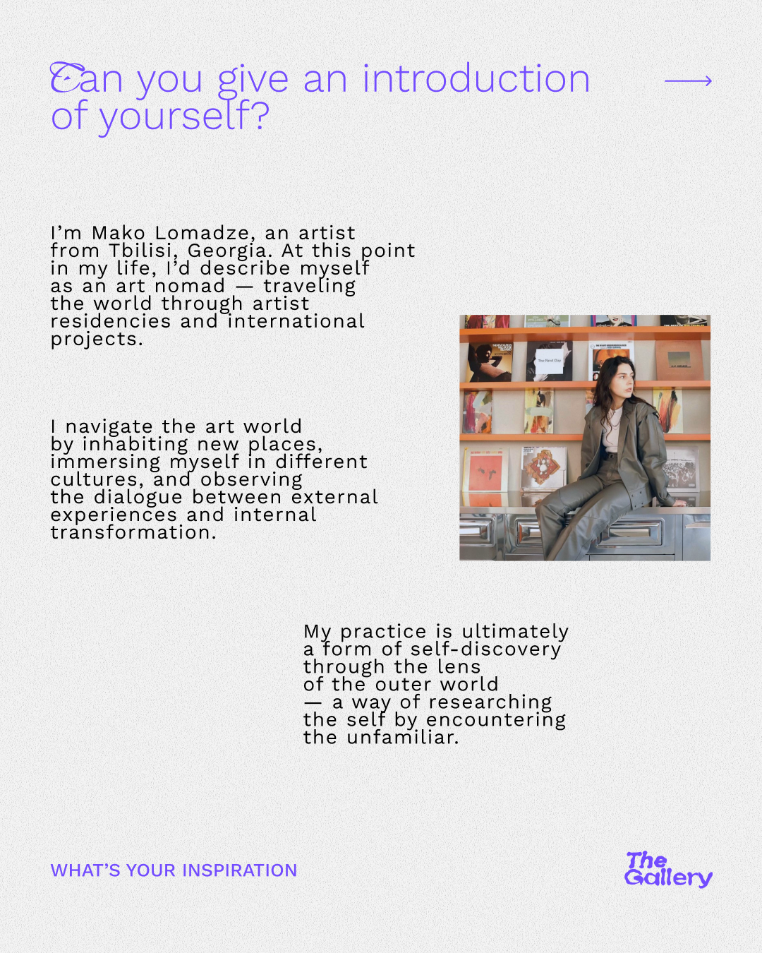 Mako Lomadze — introduction